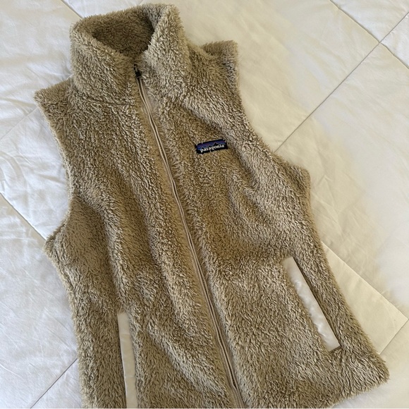 PATAGONIA Los Gatos Sherpa Fleece Vest | Women’s, Beige/Tan, XS | Like New! - Picture 11 of 11